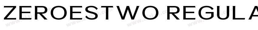 ZeroesTwo Regular字体转换